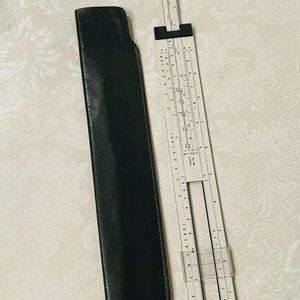 Vtg. Picket No. 120 White Slide Rule Scale Drafting